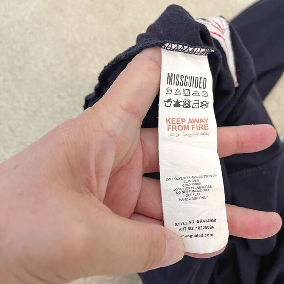 Playboy x Missguided Playboy Spell Out Bunny Logo Lightweight Skinny Jogger Pant - Picture 8 of 8